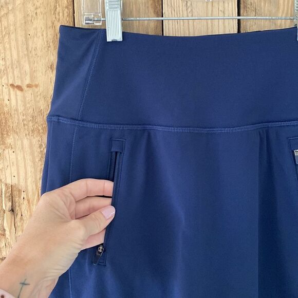 Athleta Women's 16" Fairway Golf Skort Dress Navy Blue Size Extra Small - Picture 6 of 13